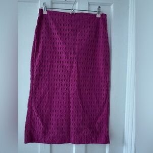 Ann Taylor Pink Lace Skirt